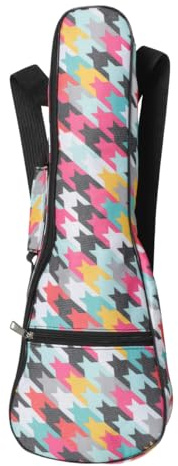 ERINGOGO Funda de Ukelele Ligera y Resistente con Bolsa de Transporte para Instrumentos Diseño Unisex y Protección Antirayaduras para Ukelele