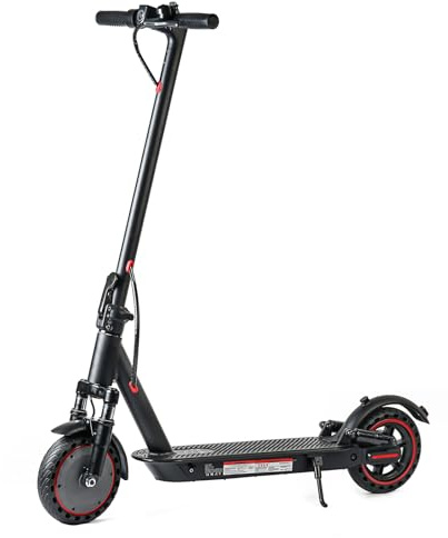 IDMD Elektroroller mit Straßenzulassung (ABE), Doppel-Federung, 3 Geschwindigkeitsmodi Faltbarer E-Scooter für Erwachsene, 10,4 Ah Klasse A Akku Elektro Scooter 120 kg Traglast (W4 Max)