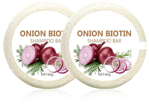 VRYNDH Onion biotin shampoo bar,shampoing solide,Barre De Shampoo De Biotine D'oignon Naturel,Prenez soin de vos cheveux,Convient à tous les âges
