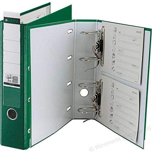 Leitz Doppelordner 1012 (Doppelordner | 3 Stück, grün)