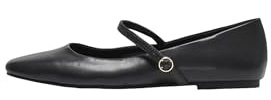Only Onlakira-3 Pu Mary Jane Ballerina, Nero, 37 EU, Nero, 37 EU