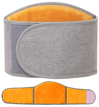 LLIDDAMES Chauffe-Dos avec Protection Thermique des Reins Hiver Ceinture Chauffante Protège Ceinture Abdominale pour Hommes Et Femmes Soulagement De La Douleur Au Dos(XXL)