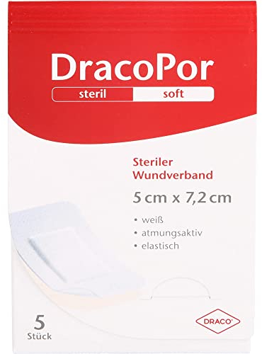 Dracopor Wundverband 5x7,2 cm Steril