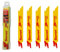 Starrett Multi Purpose Reciprocating Saw Blade - 5 Pieces B610-5 Bi-Metal 150 mm/6 Inch 10TPI Unified Shank - Compatible with Bosch Dewalt Makita & Many Others