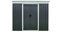 Grindi - Gerätehaus Metall Alnus 2,3 m2-110x217x184 - Gartenhütte - Gartenhaus - Geräteschuppen - Mülltonnenbox - Fahrradgarage - GartenSchrank - Gartengerätehaus -