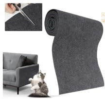 Katzenkratzmatte, Anti-Kratzer Selbstklebende Katzenkratzmatte für Sofa und Wand,kratzmatte Katze, 40 x 200 cm, beliebig zuschneidbar, Katzenkratzbrett, Katzenkratzwand, schützt Sofamöbel (Grau)