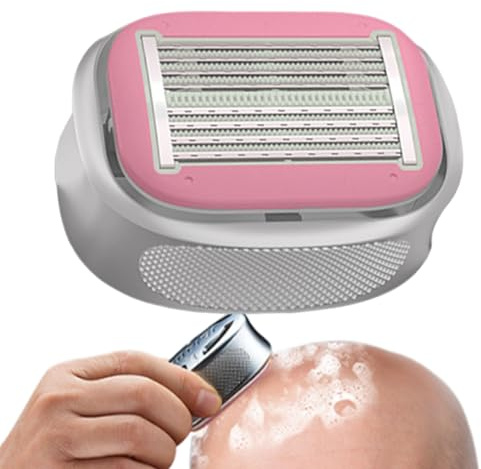 Gihioue Manual Head Shaver | Manual Quick Hair Trimmer for Men - Portable Waterproof Hair Trimmer for Men Seniors Athletes Face Body Legs Arms