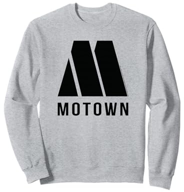 Officiel Motown Logo Noir Soul Rétro Sweatshirt