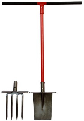 EDT tools, horca y palote cavador (Rojo)