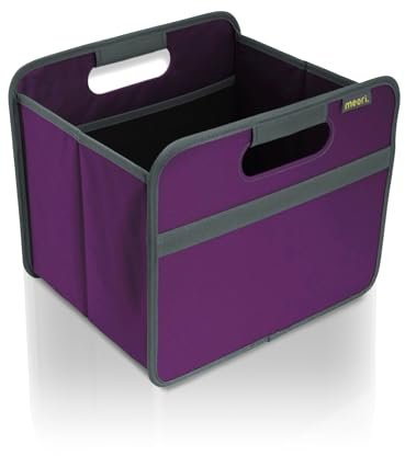 meori Magenta Foldable Box Small Midnight Collapsible Shelf Storage Organize and Carry up to 65lbs purple, 1-Pack (A100034)
