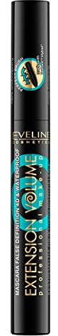 Eveline Cosmetics Extension Volume EXTENSION VOLUME PROFESSIONAL 4D False Definition Waterproof Mascara - Volumizing & Lengthening