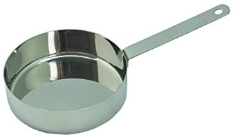Commichef MFP-12 Miniature Cookware 18/10 Stainless Steel Mini Fry Pan, 13.5oz, Silver