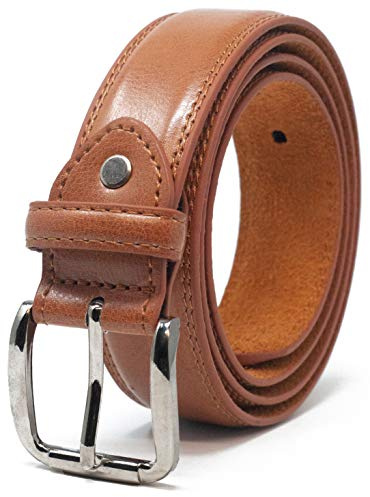 Ossi Cinturón clásico para hombre de 32 mm en Marrón Claro 140cm