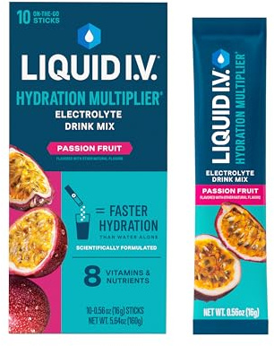 LIQUID IV Passionsfrukt vätskeblandning 10 Count, 15,88 g