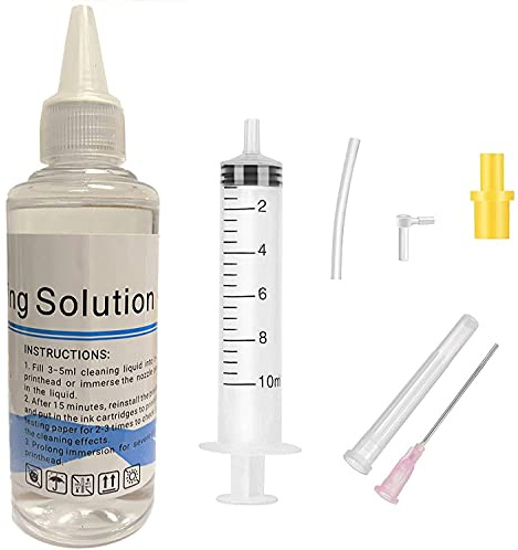 Universal Printer Cleaning Kit for All Printers Brand Unblock Print Head Nozzles Cleaner Flush