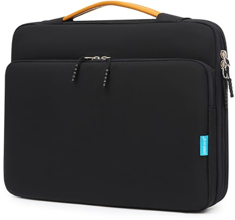 Veki Vattentätt, reptåligt laptopfodral, bärbar dator, mjukt fodral för bärbar dator, bärväska kompatibel med MacBook, Acer, HP, Dell, Lenovo, Asus
