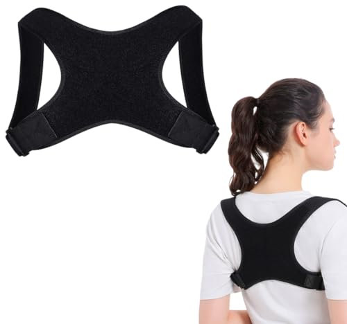 LQIOACU 1 Pezzi Busto correttore posturale, Fascia posturale spalle e schiena, Raddrizza schiena e spalle, Busto per schiena dritta