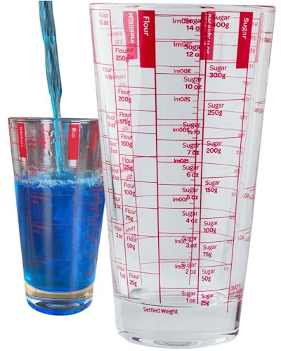 Taylor's Eye Witness Measuring Glass for Wet & Dry Ingredients - 400ml Measuring Cup with Metric & Imperial Scales For Baking and Cooking. Perfect For Rice, Flour, Liquid, Water & Even Washing Powder!