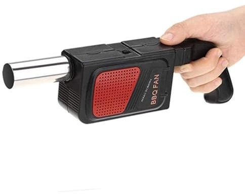 Soplador De Aire para Barbacoa, Soplador Eléctrico De Mano para Exteriores, Encendedor Rápido Inalámbrico para Barbacoa, para Camping Fiesta Cocina Parrilla