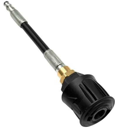 Adaptador para limpiador de alta presión Bosch Nilfisk Stihl rosca hembra a rosca exterior Lavor – Manguera flexible – 20 cm – 180 bar – Conector adaptador para manguera de alta presión y accesorios