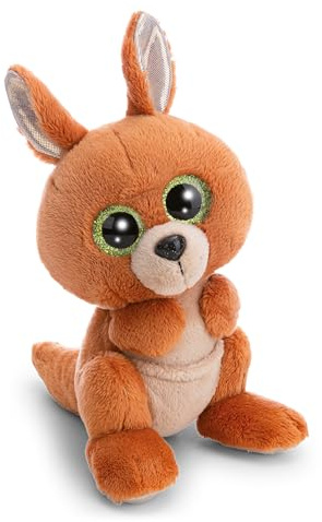 NICI GLUBSCHIS Känguru Kanni-Manni, 15 cm, brunt - 63046 | Mjukt plyschdjur att gosa och leka med, för barn och vuxna, perfekt som present för mysiga stunder varje dag