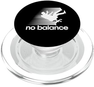 No Balance Chaise de Travail Parodie Amusante pour Le Sport et l'humour PopSockets PopGrip pour MagSafe