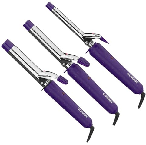 Conair Supreme Curling Iron Combo Pack, 1/2, 3/4, & 1, Set of 3