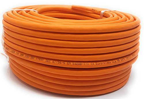 Reulin 50.0M Cat 7 Reel Ethernet Cable Halogen Free 1000 MHz - Copper Super Fast Network Cable PoE/PoE+