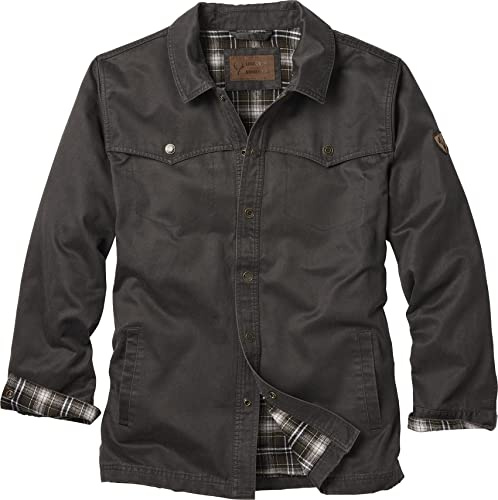 Legendary Whitetails Stockyards Lonestar Veste en Toile cirée Chemise, Anthracite, M Homme