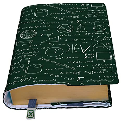 KAPAX FLEX - Mosso Copertina per libro, Regolabile per libro brossurato, Tessuto lavabile, Impermeabile, Protezione per libro per adulti (Formula)