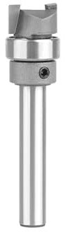 SpeTool Carbide Flush Trim Router Bit 1/4 Shank 1/2 Dia 1/4 CL, Top Bearing Plunge Pattern Router Bit for Woodworking Trimming, Template Guide Woodworking Milling Cutter Tool
