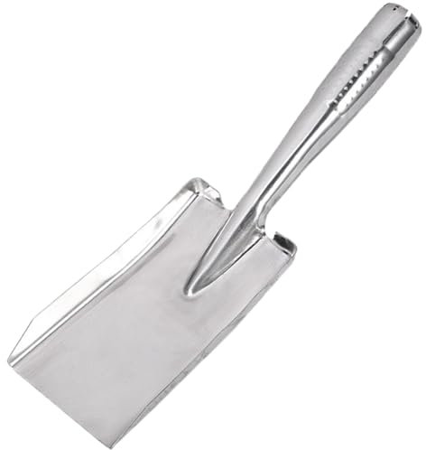 Pala de jardín, herramienta de jardín, herramienta de jardinería de acero inoxidable resistente, pala de mano resistente a la corrosión para trasplantar, mover y alisar la excavación