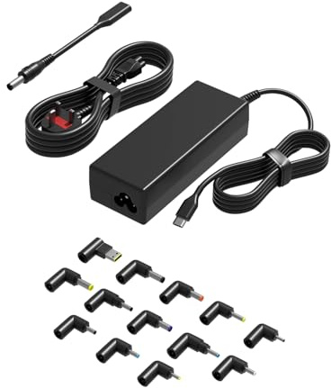 PowerPortnerLink 100W USB C charger Compatible with 15 Port​ Lenovo Dell HP Acer Asus MacBook Gateway Toshiba Fujitsu Sony LG MSI IBM Google Samsung Chromebook/Monitor/Gaming Adapter