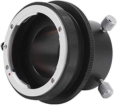 Taidda Adattatore per Obiettivo Macro F Robusto e Durevole per Adattatore per Fotocamera Telescopio per Materiale Fotografico Oculare da 1,25 Pollici