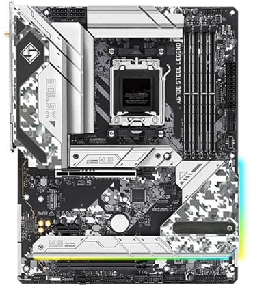 motherboard Fit For ASRock X670E STEEL LEGEND AMD X670 Supporta CPU 7900 7800X3D 7700 7600X 7500F 4xDDR5 7200MHz M.2 ATX AM5 PCIe 5.0