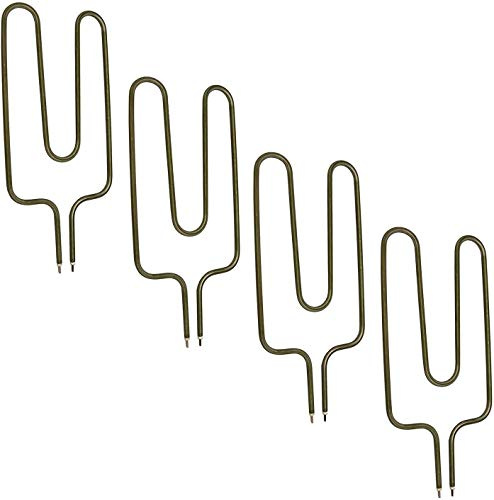 SPARES2GO Heater Elements for Heatstore Night Storage Heaters (850W, Short Pin, Pack of 4)