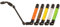 JRC Avvisatori da Pesca Kurve Slim Indicators Black Neon Carpfishing