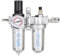 Wasserabscheider Ölabscheider 0-145psi 1/4 Aluminium Wartungseinheit Druckminderer Druckluft mit Manometer für Kompressor Filter und Luftwerkzeuge