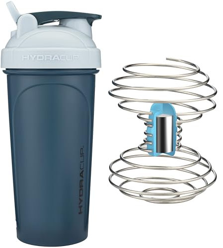 Hydra Cup w/Torpedo Mixer - Blend Bananas & Thick Ingredients, Shake Smarter Not Harder, Patented Shaker Bottle for Protein Mixes