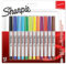 Permanent Markers, Ultra Fine Point, Assorted, 12/Set, Sold as 1 Set