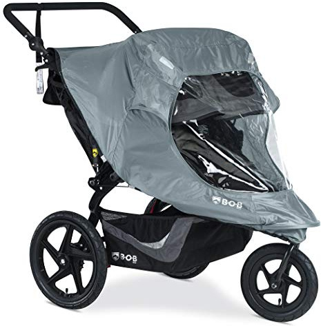 BOB Gear Duallie Swivel Wheel Stroller Weather Shield | Water and Wind Resistant + Ventilated + Easy Install