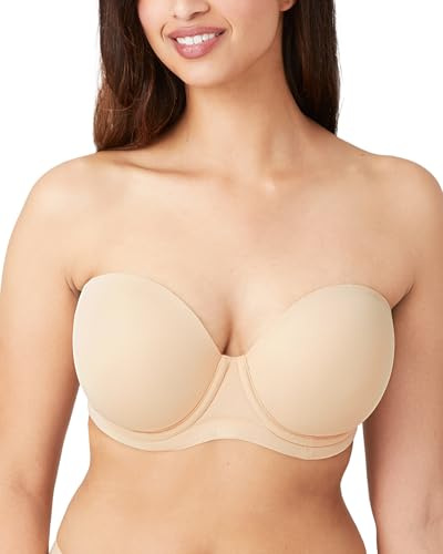Wacoal Women's Red Carpet Strapless Bra Bustier, Sand, 34C UK
