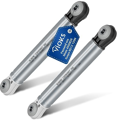 VIOKS Lot de 2 amortisseurs de vibrations pour machine à laver Мiele 4500826 Suspa Amortisseur pour machine à laver Мiele, Bosch W700 W800 W900
