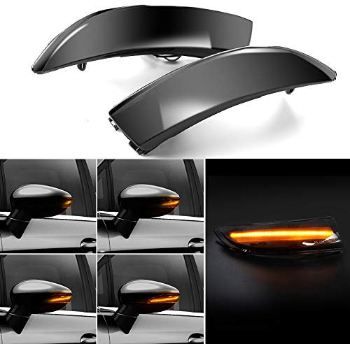 Dynamic Turn Signal Light LED Side Rearview Mirror Sequential Indicator Lamp For Fo rd Fiesta Mk7 2008-2017 B-Max 2012-2017