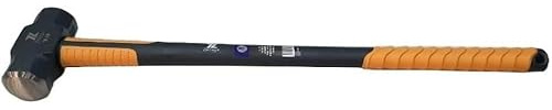 Zeluga 25-351 36in. 12 Lbs Pro Sledge and Club Hammer with 5G Fiberglass Handle, Drilling/Crack Hammer with Forged Steel Construction, Shock-resistant