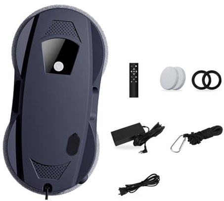 WAFOHSR Robot aspirateur Intelligent, Nettoyeur de vitres, Grande Aspiration, télécommande sans Fil Intelligente, aspirateur de vitres Facile à Utiliser