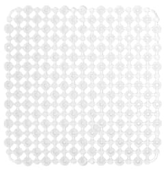 Frdelma Alfombrillas de Fregadero,Protector para Fregadero de PVC Recortable, Alfombrillas de Fregadero Alfombra Escurridora, para Fregadero Acero Inoxidable y Cerámica, 28 x 28 cm