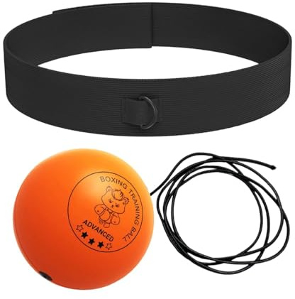 Set Di Palline Per Riflessi Da Boxe – Fascia Elastica Regolabile Con Palline In Morbida Schiuma PU | Attrezzatura Per L'allenamento Per Principianti Per Velocità, Reazione, Coordinazione Occhio-mano E