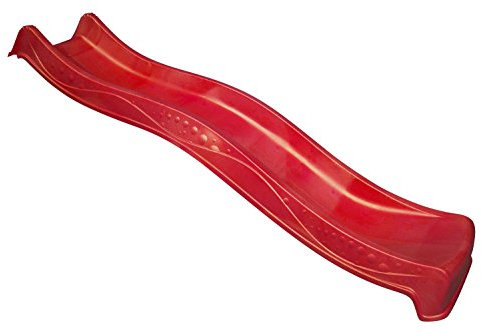 AVANTI TRENDSTORE - Ulvo - Scivolo in plastica sintetica per bambini, in colori e misure diverse (Breve: 220 cm, Rosso)