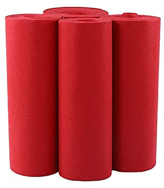 Gangläufer für Hochzeiten – 10 m, 20 m, 30 m, 50 m, Event-Gehweg-Teppich, rote Runway-Teppich-Matte, 2 mm rutschfeste Teppiche, Flur-Teppichrolle für Weihnachtsfeier-Dekorationen, Outdoor-Accessoire (